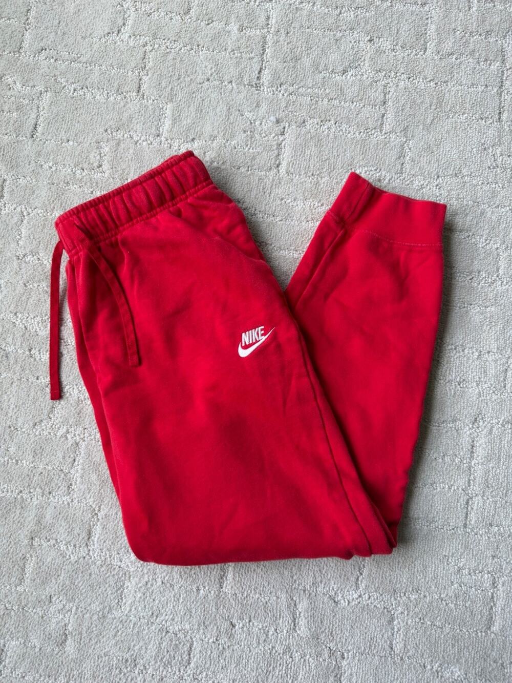 Nike Fleece Jogger Sweatpants Mens Embroidered Swoosh Y2K